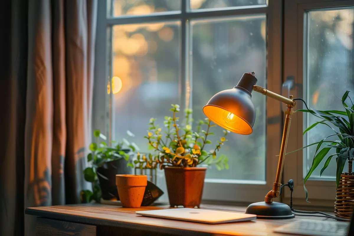 Ensure there is enough natural light and add a desk lamp if needed.